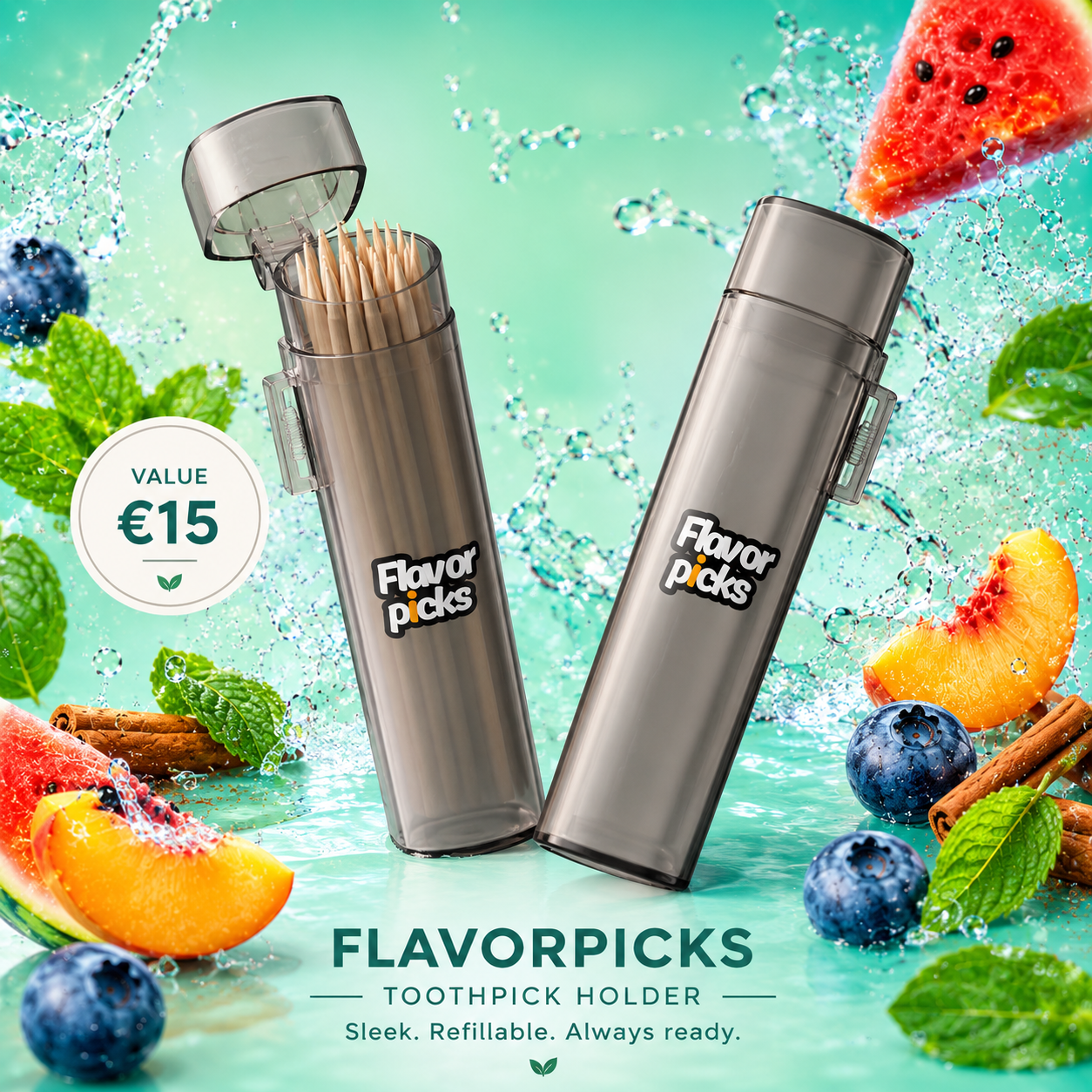 Flavorpicks Toothpicks Holder